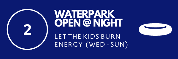 Waterpark Open Weds - Sun